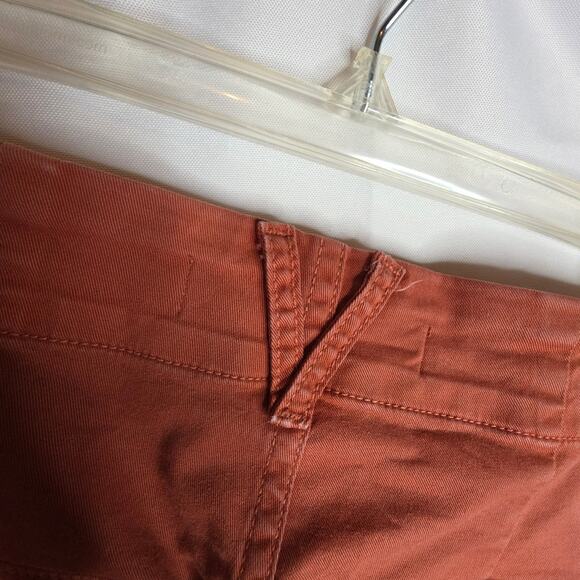 Veronica Beard Sz26/2 Terracotta Arya HighRise Straight jean cargo pants button - Picture 13 of 16